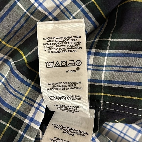 NWT Polo Ralph Lauren Womens Plaid Puff Sleeve Button Down Shirt Sz 6 Preppy - Picture 13 of 13